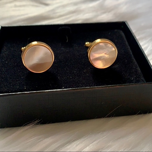 Other - *NEW* Opal & Gold Circular statement  Cufflinks